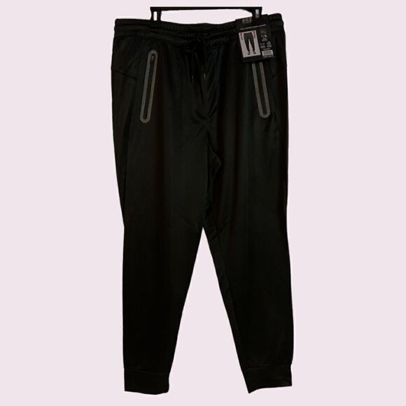 RBX Mens Poly French Terry Jogger Pants - Picture 1 of 3